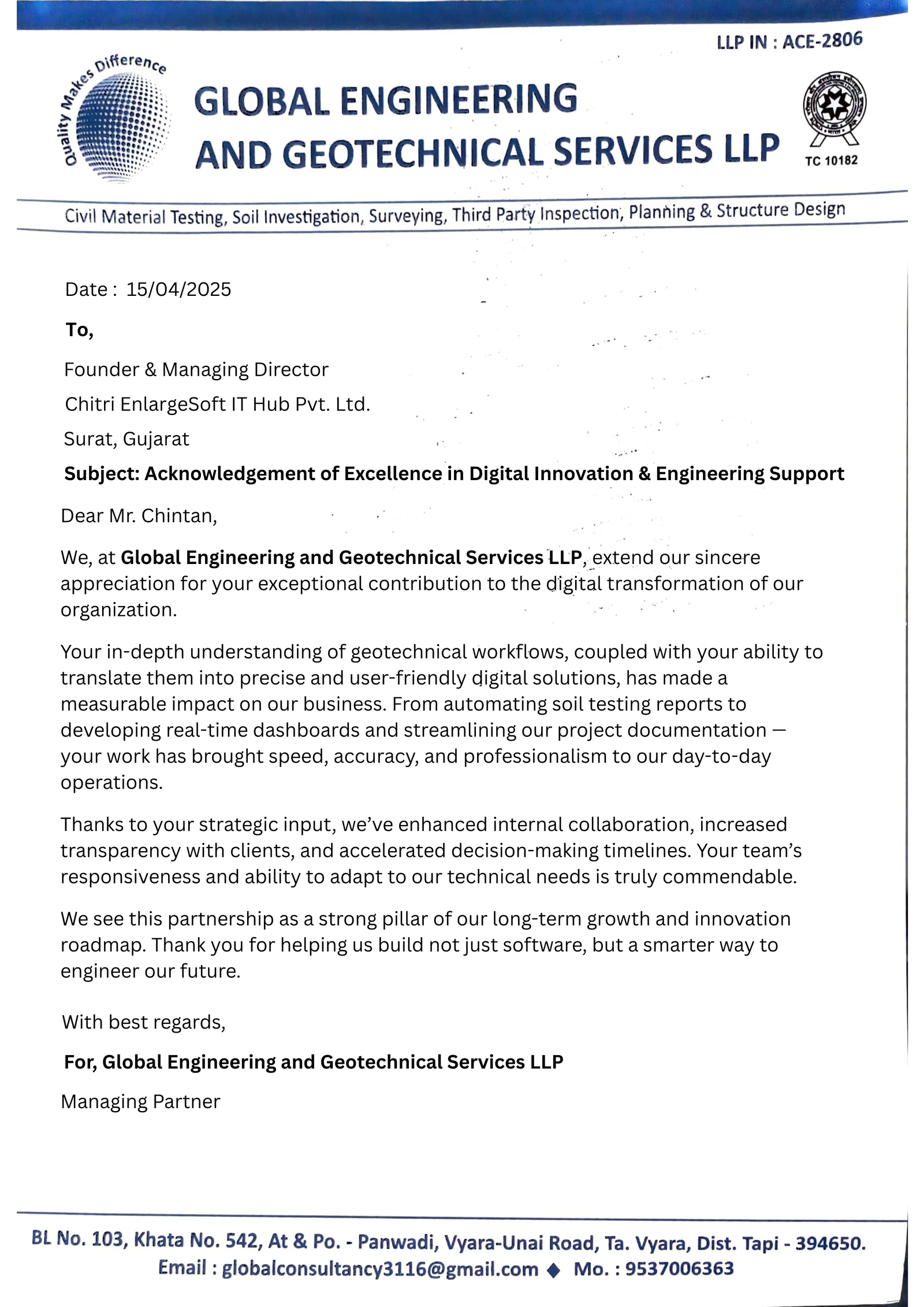 Company Letterhead 3